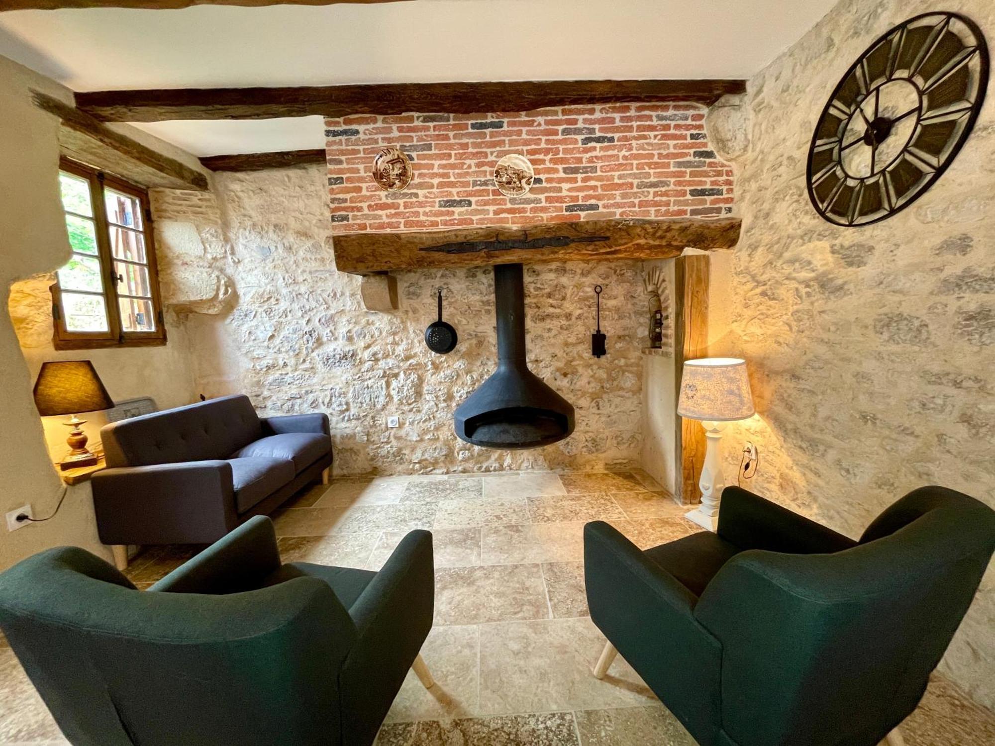 Maison Coeur De St-cirq-lapopie Charme Jardin Clim *